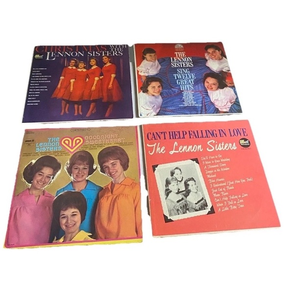 The Lennon Sisters Good Night Sweetheart And More Vinyl Records Lot Of 4